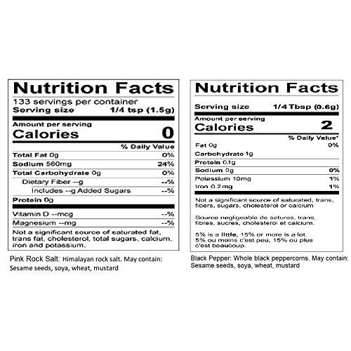 Himalayan Rock Salt Nutrition Facts Runners High Nutrition