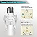 Motion Sensor Light Lamp Socket Adapter Infrared Sensor Adapter Dimmable Lamp Bulb Adapter Suitable For E26/E27 Base for Garage/Porch/Stairs by LUXON