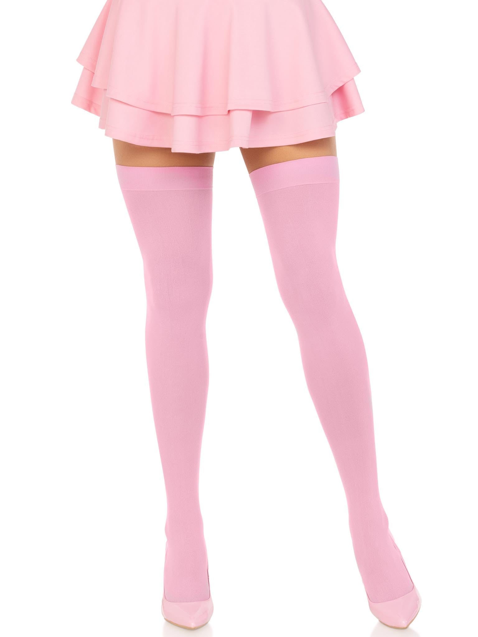 Leg Avenue Women's Solid Hue Thigh Highs