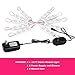 Vanity Mirror Lights, Dsben 13 FT/60 LEDs DIY Hollywood LED Makeup Mirror Light Kit with Dimmer, Natural White