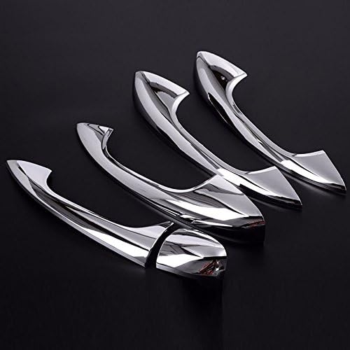 For Mercedes Benz W205 CClass C200 C180 GLC260 2015 2016 Car Accessories Door Handle Trim ABS Chrome Sticker 5pcs/set For LHD