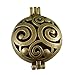 Julie Wang 6pcs Mixed Bronze Color Aromatherapy Pendant Locket Essential Oil Diffuser Necklace Charms