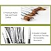 Paint Brushes Set the Professional Round Pointed Tip Nylon Hair Artist Paintbrushes Set for Acrylic Watercolor and Oil Painting (12 Pieces)