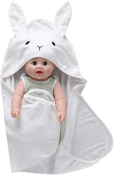white newborn swaddle