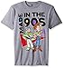 Disney Men's Toy Story Made in the 90s Short Sleeve T-Shirt, Heather Grey, 2XL