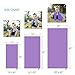 Your Choice 2 Pack Microfiber Travel Sports Camping Hiking Swim Workout Towels Ultra Compact Lightweight Fast Drying Towels Purple and Grey