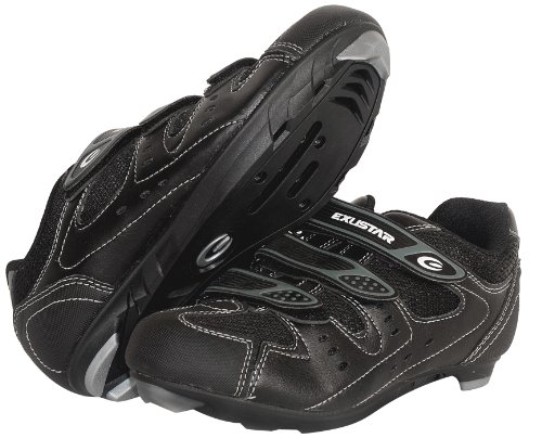 Exustar E-SR442 Cycling Shoe,Black,10.5 M US Exustar E-SR442 Cycling Shoe,Black,10.5 M US