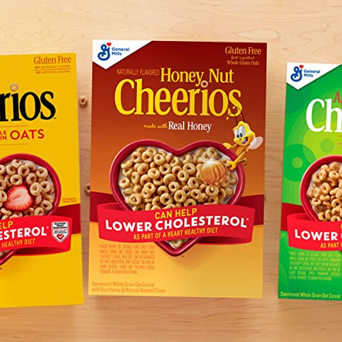 Honey Nut Cheerios Heart Healthy Cereal in a Cup, Gluten Free Cereal