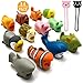 CKANDAY 12 Pcs Cute Animal Cable Bites Protector Saver Chompers Chewers Buddies Protection for Cellphone Phone Accessories Charger Cord USB Charging Cable
