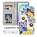 S6 Wallet Case, Galaxy S6 Case, MagicSky Premium PU Leather Flip Folio Case Cover with Wrist Strap,Card Holder, Cash Pocket, Kickstand for Samsung Galaxy S6 (Butterfly Over Flowers)