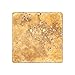 Gold (Yellow) Travertine 4 X 4 Field Tile, Tumbled