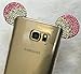 Samsung Galaxy Note 5 Phone Case, 3D Mickey & Minnie Mouse Crystal Diamond Bling Rhinestone Ears Clear TPU Rubber Silicone Cover with Lanyard & Stylus Pen (Galaxy Note 5)