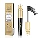 4D False Lash Effect Volumising Thickening Mascara - Longer,Thicker, Voluminous Eyelashes, Long-Lasting, All Day Exquisitely Lush, Full, Long, Thick, Smudge-Proof Eyelashes (1 pack)