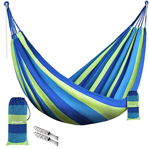 GIVERARE Camping Hammock, Portable Hammocks with Tree Straps