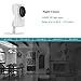 1080p HD WIFI Security Camera - Wide Angle Panorama (190°) Video Monitoring IP Camera, Wireless WIFI Home Security Surveillance System with Two-way Audio, Motion Detection, Night Vision, Auto Cruise …
