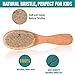 Wooden Baby Hair Brush with Natural Goat Hair Bristles - 5 Years Warranty | High Density Soft Bristles Perfect to Dentangle Infant Hair | Helps Prevent Cradle Cap