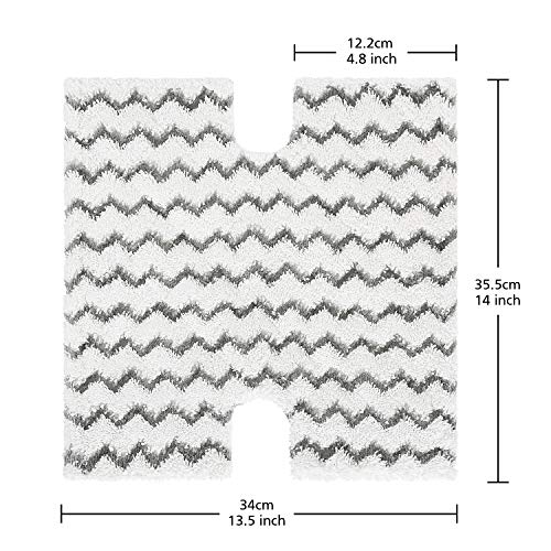 iSingo 4 Pack Steam Mop Pads Replacement for Shark LiftAway Pro