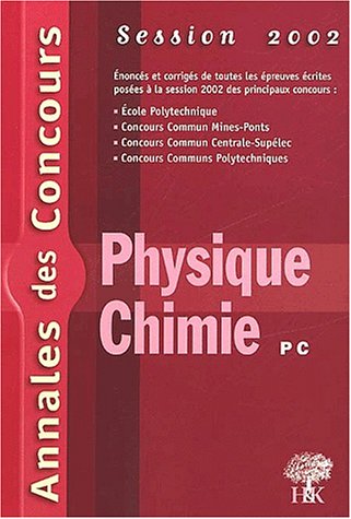 Physique et chimie, PC