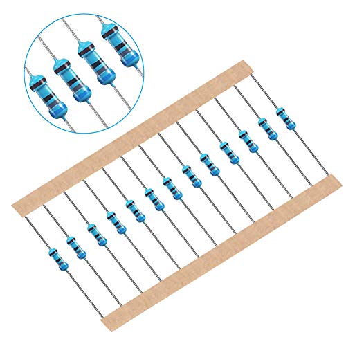 image for Anezus 1760Pcs Resistors 82 Values 1% Resistor Kit 1/4 Watt Metal Film