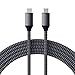 Satechi USB-C to USB-C 100W Charging Cable for USB Type-C Devices - 6.5 Feet (2 Meters) - Compatible with 2020/2019 MacBook Pro, 2020/2018 iPad Pro, 2020/2018 MacBook Air (Original)