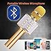 BONAOK Wireless Bluetooth Karaoke Microphone,3-in-1 Portable Handheld karaoke Mic Speaker Machine Christmas Birthday Home Party