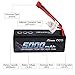 Gens ace 14.8V 4S 50C 5000mAh LiPo Battery Pack HardCase with Deans T Plug for 1 8 Scale Electric RC Buggy Truggy Crawler Monster Off-Road Car Boat Truck Roar Approved Slash 4X4 Traxxas Bandit Emaxx , Black