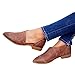 FISACE Women Cut Out Bootie Pointy Toe Trendy Festival Office Casual Dressy Ankle Boot