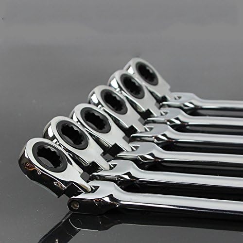 Flexible Ratchet Gears Wrench Set Open End Wrenches Repair Tools to Bike Torque Wrench Spanner 8/9/10/11/12/13/14/15/17/19Mm 19mm