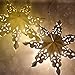 Paper Snowflake Lantern Decoration (Winter White 7-Point Snowflake Luminary) - Perfect for Winter Weddings, Christmas Holiday, Frozen Birthday Party & Home Decor