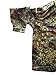 Miltec German Army Flecktarn Camouflage Field Shirt, XXL-Regular