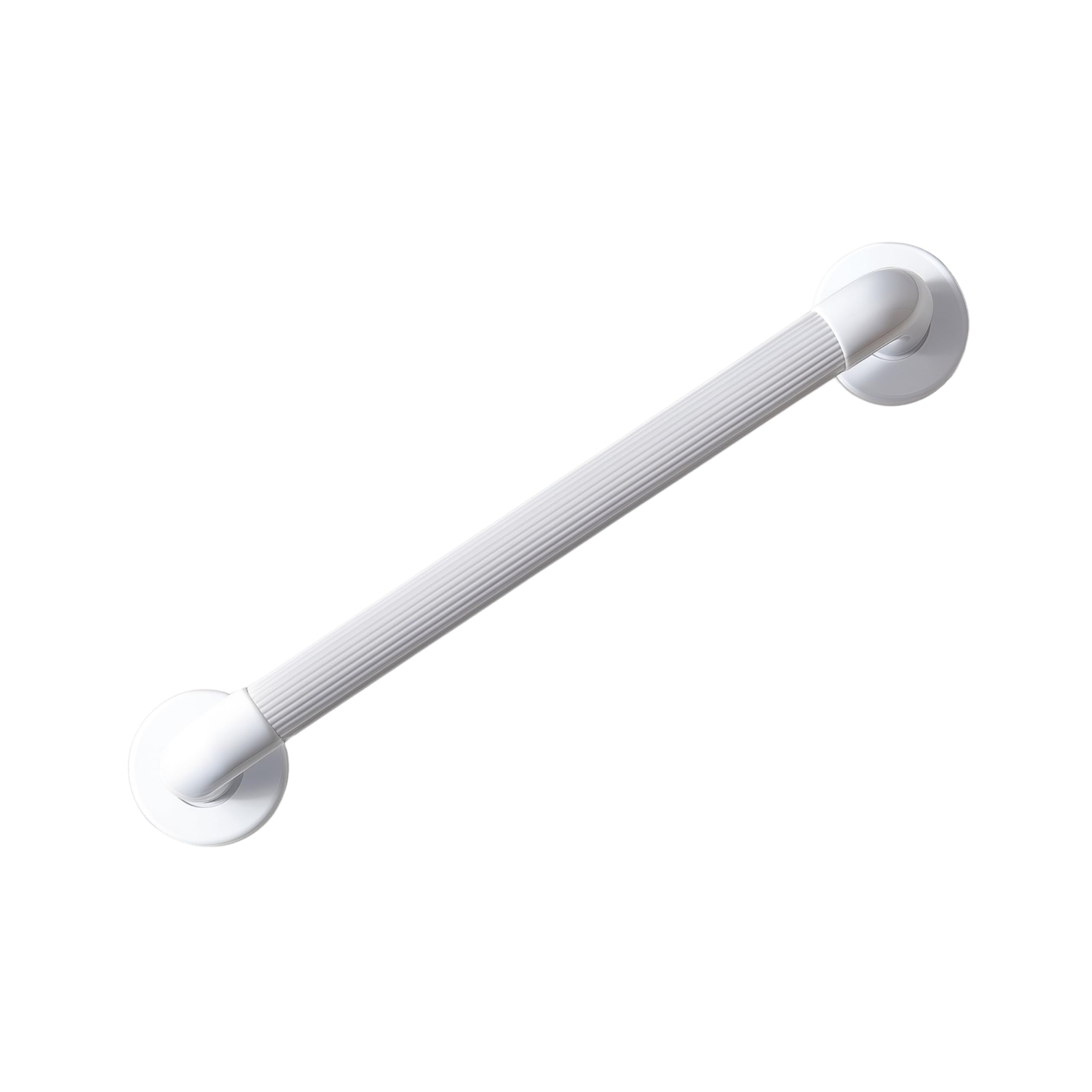 Homecraft Moulded Fluted Grab Rail, Durable PVC Safety Rail and Mobility Aid for Bathroom for Elderly, Disabled and Handicapped Users, Indoor and Outdoor Attachment, 30.5cm