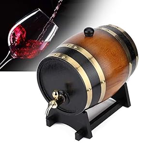 3L Grote Capaciteit Retro Kleur Eiken Hout Rode Wijn Vat Emmer Vaatje Opslag Container voor Thuis Thuis Brouwen Wijn…