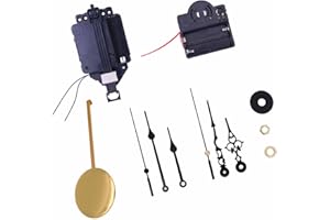 Pendulums Clock Mechanism Replacement Kits Clock Movement with and Chimes Music Box Included 2 Set of Hands Kits