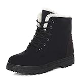 Alicegana Women Boots Ankle Platform Cotton Warm