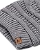 Tough Headwear Womens Winter Hat - Warm Chunky Cable Knit Beanies - Winter Beanie Hats for Women Cold Weather - Beanies Women Light Gray