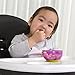Smart Sprout Baby Bowls – Stay Put Suction Bowls Set with Snap Tight Lids - BPA Free, Lead Free, Phthalate Free - Stackable for Easy Storage – Microwave, Dishwasher and Freezer Safe