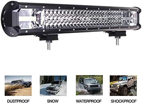 自動車用ledレトロフィットランプ スーパーブライトロングエンジニアリングオフロードどれでも車のトラックのための適切な屋根ライト サーチライト 22インチ車のライト Sap Saintvincent Fr