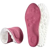 4D Cloud Insoles for Women Men and Kids,Memory Foam Insoles,Super Comfort Insoles, Arch Support Plantar Fascitis Shoe Inserts,Durable and Washable (Women 6-10(25cm,10"))