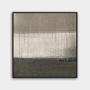 Framed Canvas Wall Art Modern Texture Painting Canvas Prints Home Artwork Decoration for Living Room,Bedroom - 16x16 inches