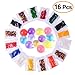 KUUQA Water Beads, Water Growing Balls Vase Filler for Wedding and Party Decoration 16 Pack 12 Colors