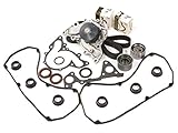 Evergreen TBK259VCT 95-05 Chrysler Dodge Mitsubishi 2.5 3.0 SOHC 6G72 6G73 Timing Belt Kit Valve Cover Gasket Water Pump