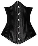 Camellias 26pc Double Steel Boned Dramatic Points Corset Waist Training Shaper
