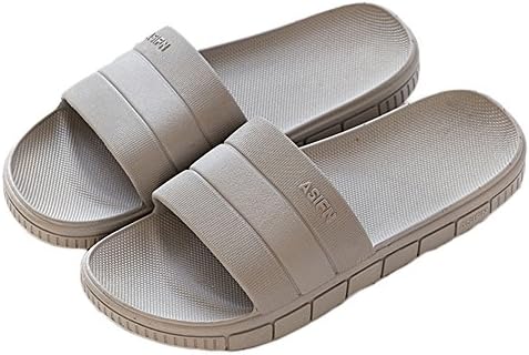 LINE BLUE Unisex Slipper Casual Anti-Slip Indoor Floor Slipper Sandal Bath Slipper,XSL01grey,42.43