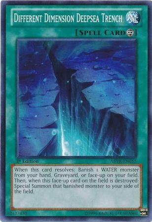 Yu-Gi-Oh! - Different Dimension Deepsea Trench (ABYR-EN052) - Abyss Rising - 1st Edition - Common