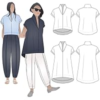 Style Arc Beth Pant Schnittmuster - Bequeme Stretchhose Mit Designlinien