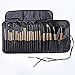 Vander Makeup Brush Set 24pcs Essential Cosmetics with Case Premium Pieces Professional Makeup Brushes, Powder Eyeliner Eye Shadow Lip Foundation Blush Brushes (wood)