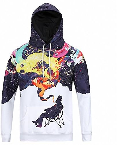 Autumn Crochi mens 3d printed sweatshirts men tie dye hoodies polyester long sleeves crew neck hiphop sweatshirt with hoody #L6027 L6005 M