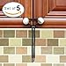 Baby Proofing Cabinet Latch [5-Pack] Eco-Friendly kit for Child Proof Home Safety - Universal fit works on any Knob, Lock, Gate, Drawer or Cabinet - Perfect for RV and Boat Storage Solutions - Black