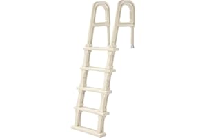 VEVOR Swimming Pool Ladder, 75°Inclined 5-Step Double Handrails Stair, Non-Slip Heavy Duty Steps, Load Capacity 300 lb, for 48-54 in Inground & Above-Ground Pools of Any Deck Surface Indoor & Outdoor