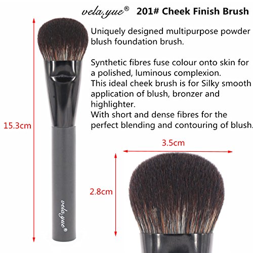 vela.yue Cheek Finish Brush Multipurpose Face Highlight Contour Blending Makeup Brush